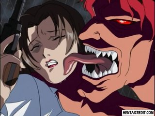Hentai Babe in arms beast fucked